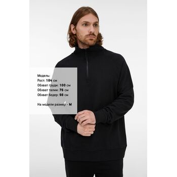Толстовка унисекс S3, черная, размер XL/XXL