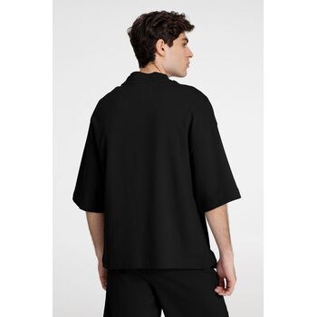 Футболка оверсайз унисекс T9, черная, размер XL/XXL