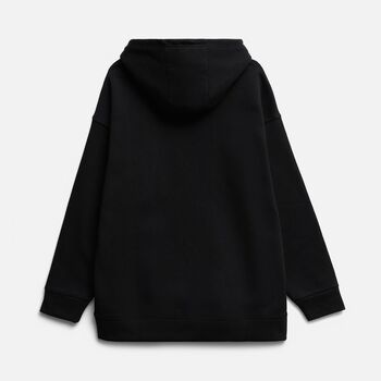 Худи оверсайз унисекс Snuggie, черное, размер XS/S