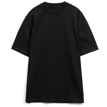 Футболка оверсайз унисекс Sideline, черная, размер XL/XXL