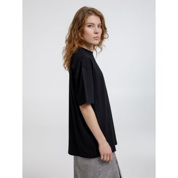 Футболка оверсайз унисекс Sideline, черная, размер XL/XXL