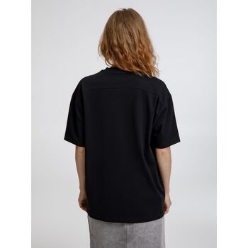 Футболка оверсайз унисекс Sideline, черная, размер XL/XXL