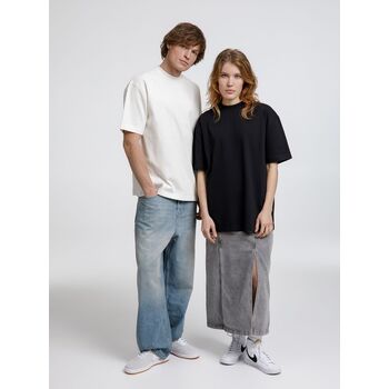 Футболка оверсайз унисекс Sideline, черная, размер XL/XXL