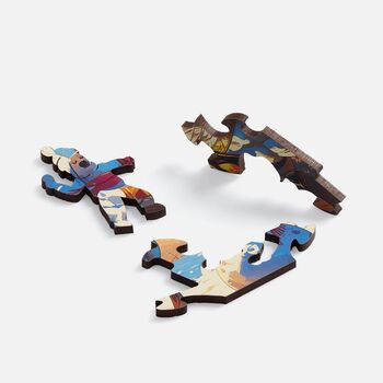 Деревянный пазл с крышкой PuzzleBox на заказ