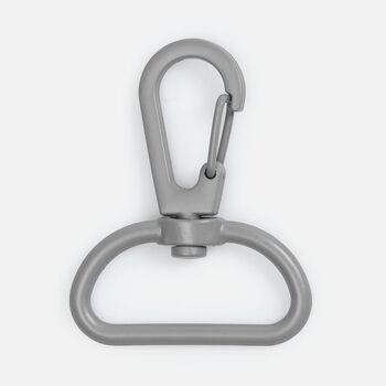 Застежка-карабин Snap Hook, L, серая