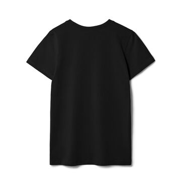 Футболка женская T-bolka Stretch Lady, черная, размер M