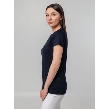 Футболка женская T-bolka Stretch Lady, темно-синяя (navy), размер XL