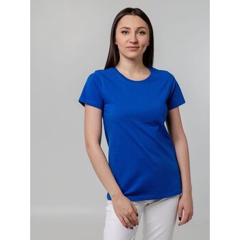 Футболка женская T-bolka Stretch Lady, ярко-синяя (royal), размер S