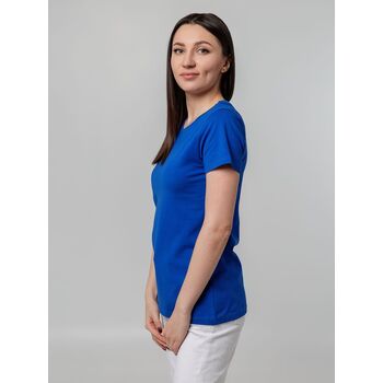 Футболка женская T-bolka Stretch Lady, ярко-синяя (royal), размер L