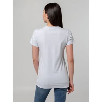 Футболка женская T-bolka Stretch Lady, белая, размер S