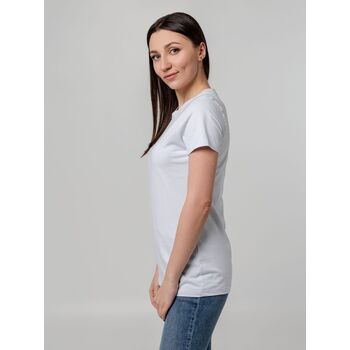 Футболка женская T-bolka Stretch Lady, белая, размер XL