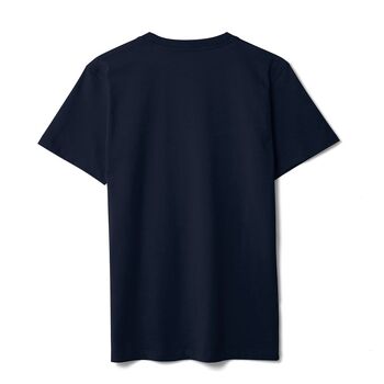 Футболка мужская T-bolka Stretch, темно-синяя (navy), размер S