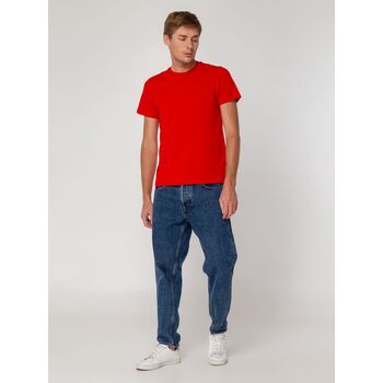 Футболка мужская T-bolka Stretch, красная, размер M