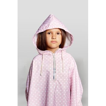 Дождевик-пончо детский AquaStop Kids на заказ, разноцветный,6-8 лет