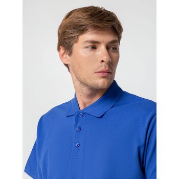 Рубашка поло мужская Spring 210 ярко-синяя, размер 4XL