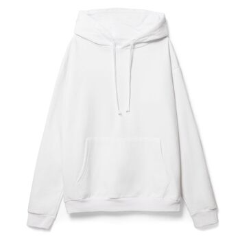 Худи унисекс Tuloksa 280, белое, размер M