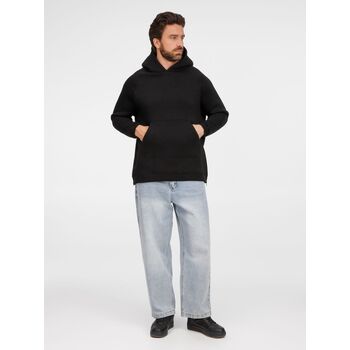 Худи унисекс оверсайз Easy Street, черное, размер XL/XXL