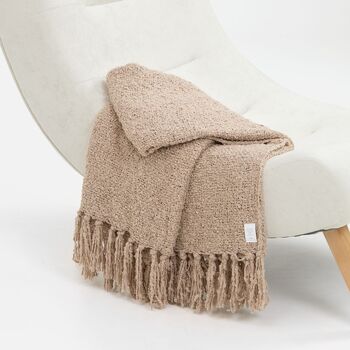 Плед Elrin, бежевый