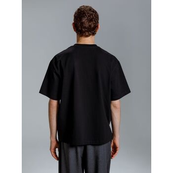 Футболка оверсайз Kangas, черная, M/L
