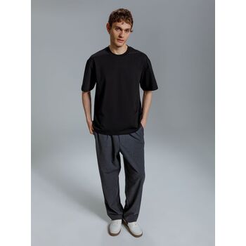 Футболка оверсайз Kangas, черная, XL/XXL