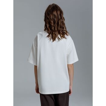 Футболка оверсайз Kangas, белая, M/L