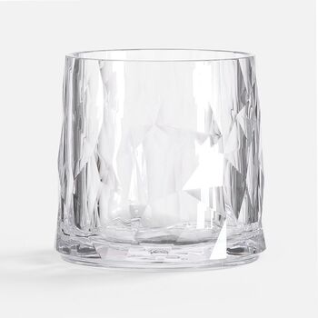 Стакан небьющийся Sate Crystal, вращающийся, прозрачный