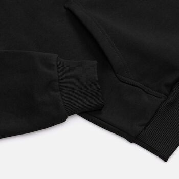 Толстовка унисекс оверсайз Sartoro, черная, размер 3XL/4XL