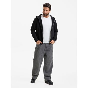 Толстовка унисекс оверсайз Sartoro, черная, размер 3XL/4XL
