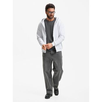 Толстовка унисекс оверсайз Sartoro, белая, размер M/L