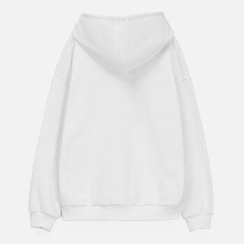 Толстовка унисекс оверсайз Sartoro, белая, размер XL/XXL