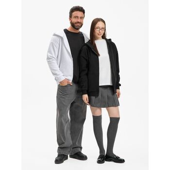 Толстовка унисекс оверсайз Sartoro, белая, размер 3XL/4XL