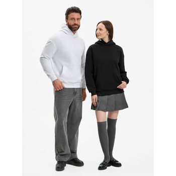 Худи унисекс оверсайз Daylero, черное, размер 3XL/4XL