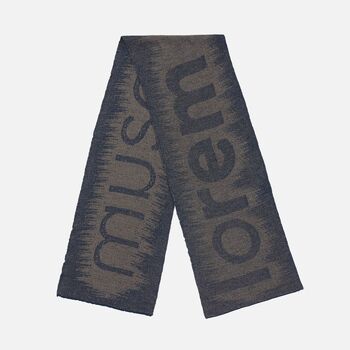Шарф Denim XXL на заказ, полушерсть