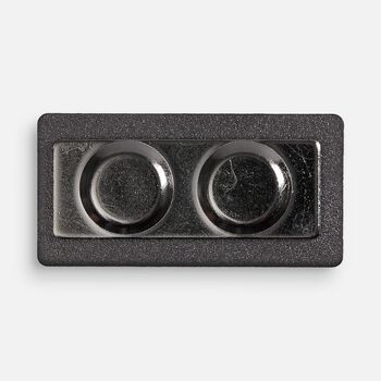 Значок Magnet Matto, серый металлик