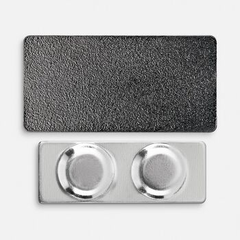 Значок Magnet Matto, серый металлик
