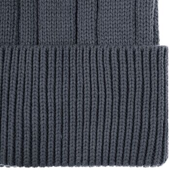 Шапка Knit Beat, серая (графит)