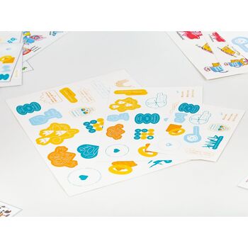 Наклейки бумажные Sticker Pack на заказ, L