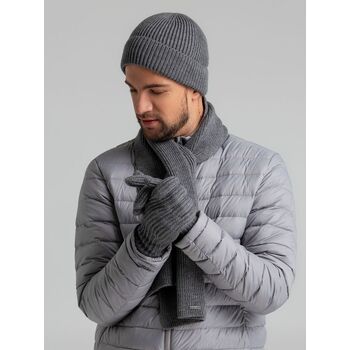 Перчатки Bernard, серый меланж, размер L/XL