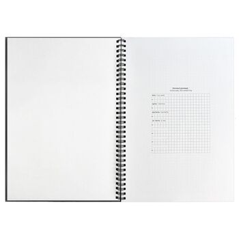 Ежедневник Notera Maxi, недатированный, серый
