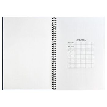 Ежедневник Notera Maxi, недатированный, синий