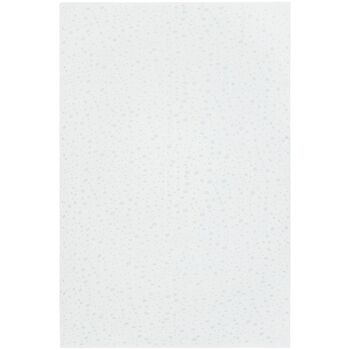 Плед Snowspot Fluffy, белый с люрексом
