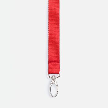 Лента для бейджа Pin, красная