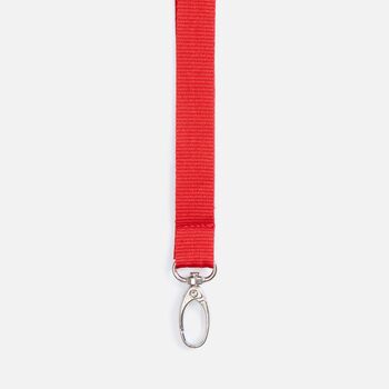 Лента для бейджа Pin, красная