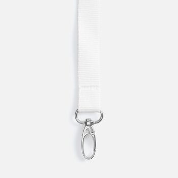 Лента для бейджа Pin, белая