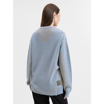 Джемпер Denim свободного силуэта на заказ, полушерсть, размер S