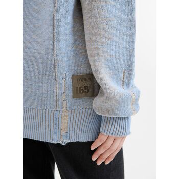 Джемпер Denim свободного силуэта на заказ, полушерсть, размер S