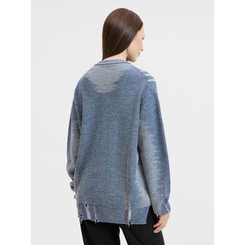 Джемпер Denim свободного силуэта на заказ, полушерсть, размер XL