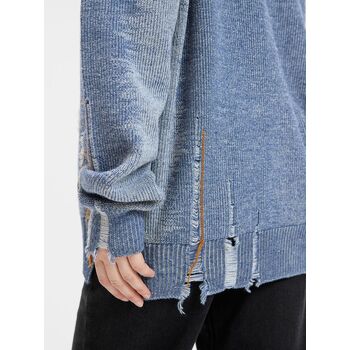 Джемпер Denim свободного силуэта на заказ, полушерсть, размер XL