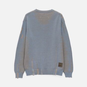 Джемпер Denim свободного силуэта на заказ, полушерсть, размер XL