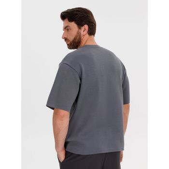 Джемпер с коротким рукавом Siluetti Volumica, серый, размер XL/XXL